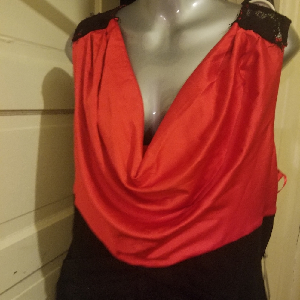 Gorgeous new red and black dress.  By Gabriella Union